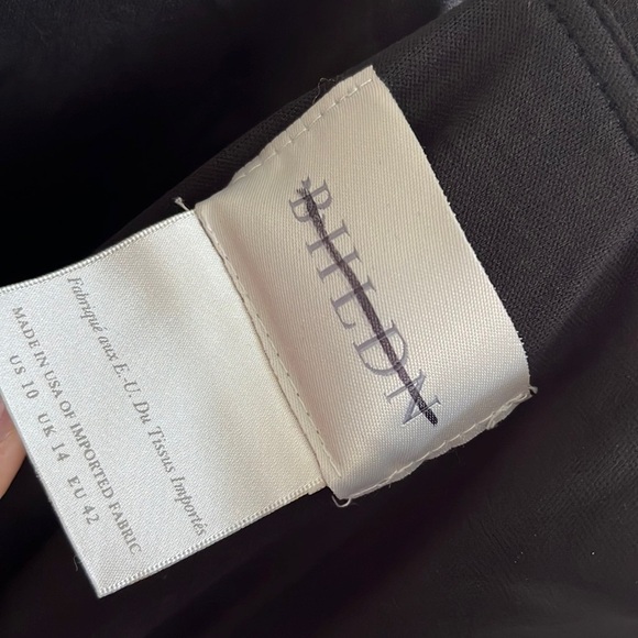 NWT BHLDN Adena Square-Neck Maxi Dress Black 10 - Picture 12 of 15